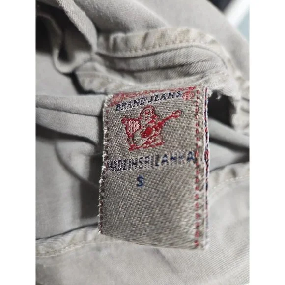 Vintage True Religion Khaki Army Green Utility Casual Jacket WAXM13G17 - Picture 8 of 8